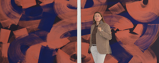 Die Künstlerin Claudia Hirtl